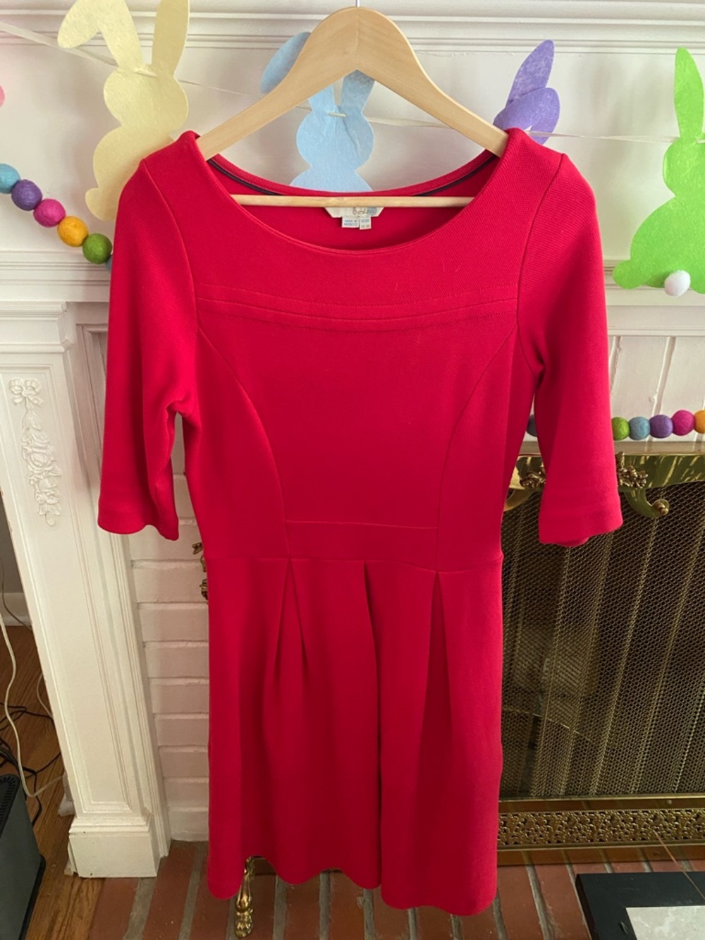 Boden Red Ponte dress